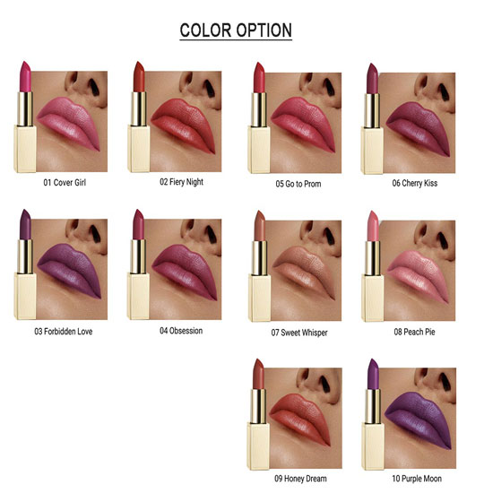 Bawei Metallic Smooth Lipstick (4)